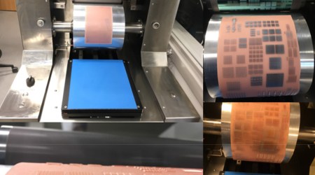 A high-speed roll-to-sheet flexographic printer