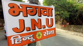 JNU, Bhagwa JNU, Hindu Sena, Delhi Police, Hindu, Delhi news, Delhi latest news, Indian express, Indian express news, current affairs