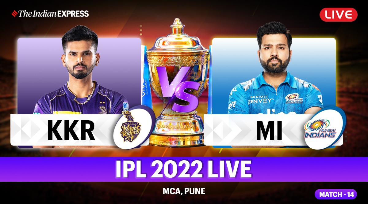 IPL 2022 Live Score, KKR vs MI Live Score
