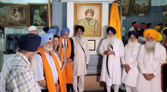 Portrait of Brig Pritam Singh at Museum.