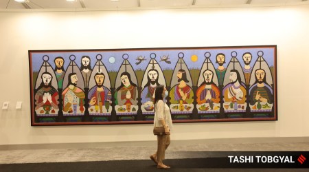 India Art Fair, India Art Fair sights, India Art Fair sounds, India Art Fair artworks, India Art Fair exhibitions, what to expect at India Art Fair, India Art Fair summary, India Art Fair roundup, indian express news
