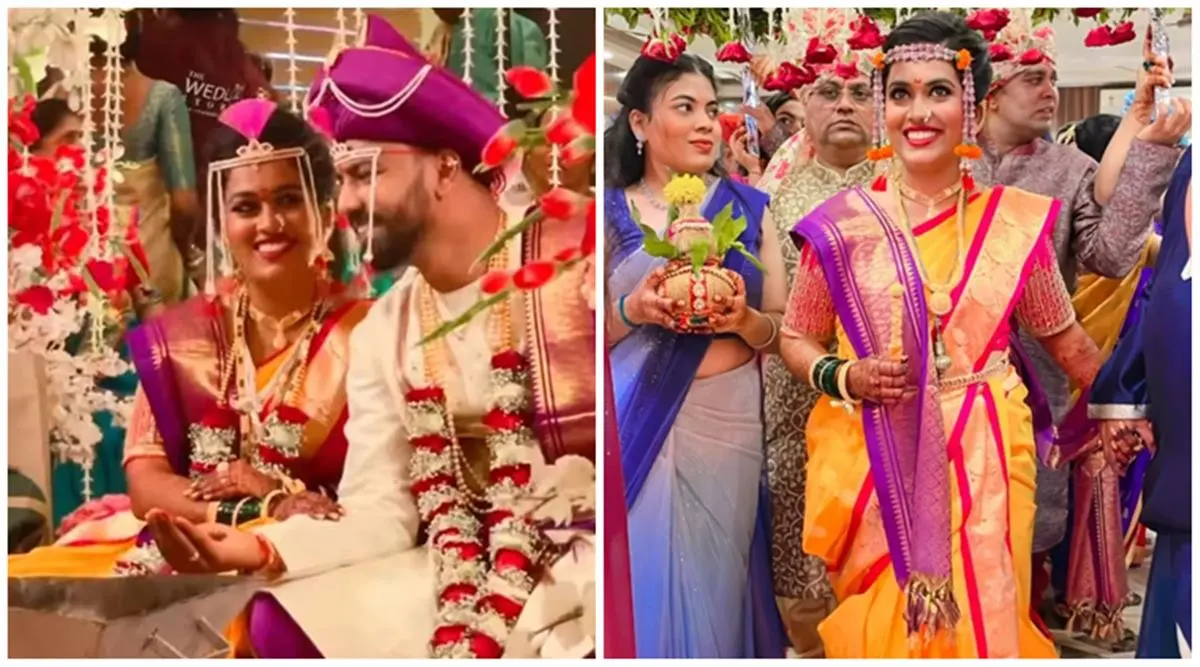 Indian Idol 12s Sayli Kamble marries boyfriend Dhawal, Nihal Tauro attends image