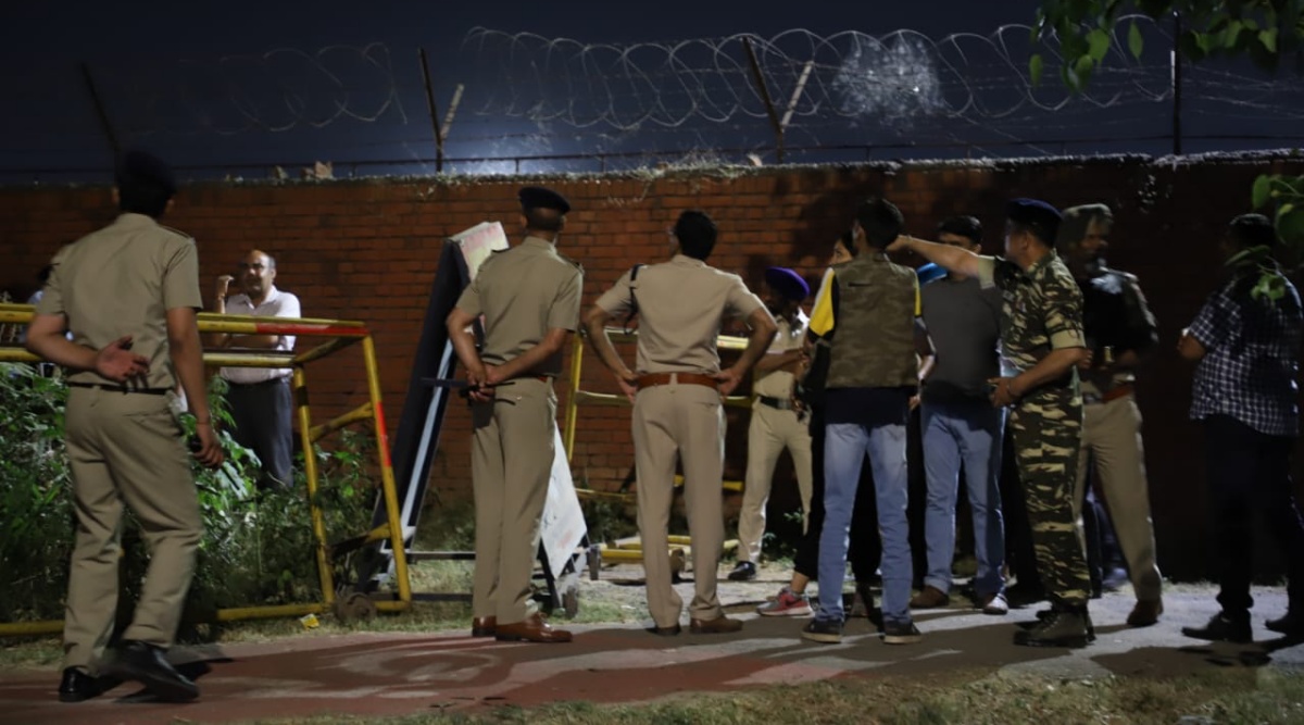 Sources said the explosive substance was found between Model Burail Jail, Sector 51, and Sargodha Housing Society, Sector 51. (Express)