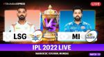 IPL 2022, LSG vs MI Live Cricket Score