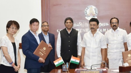 Hong Fu serves a host of global footwear brands such as Nike, Puma and Converse, among others, the release said.  (Twitter/@CMOTamilNadu)