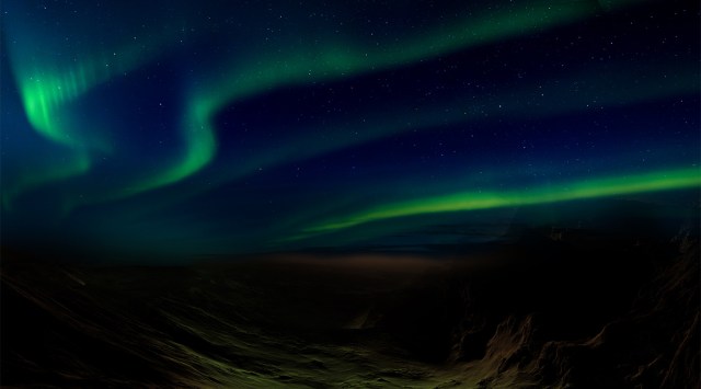 Researchers say it's never been seen before: A "mysterious, worm-like" aurora that stretches halfway round Mars.