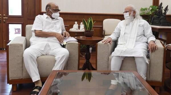 Sharad pawar meets PM Modi, Sharad pawar modi meet, ED NCP leaders, ED sanjay raut, india news, indian express