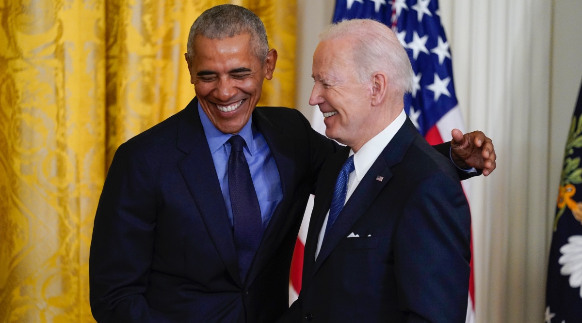 Barack Obama Joe Biden Reunite At White House To Tout Obamacare New   Obama Biden  