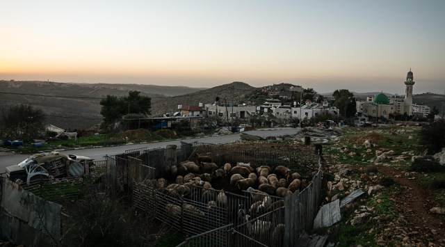 A view of the West Bank village of Walaja, Jan. 10, 2022. (The New York Times)