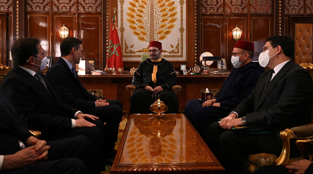 spain, morocco, spain morocco, Western Sahara, pedro sanchez, King Mohammed, Rabat, World news, Indian express, Indian express news, current affairs
