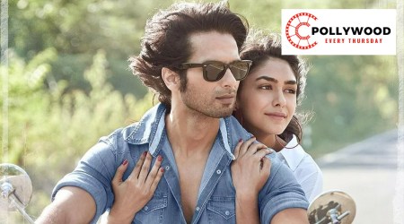 Jersey stars Shahid Kapoor and Mrunal Thakur.