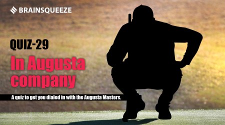 This week's quiz is on Augusta Masters.