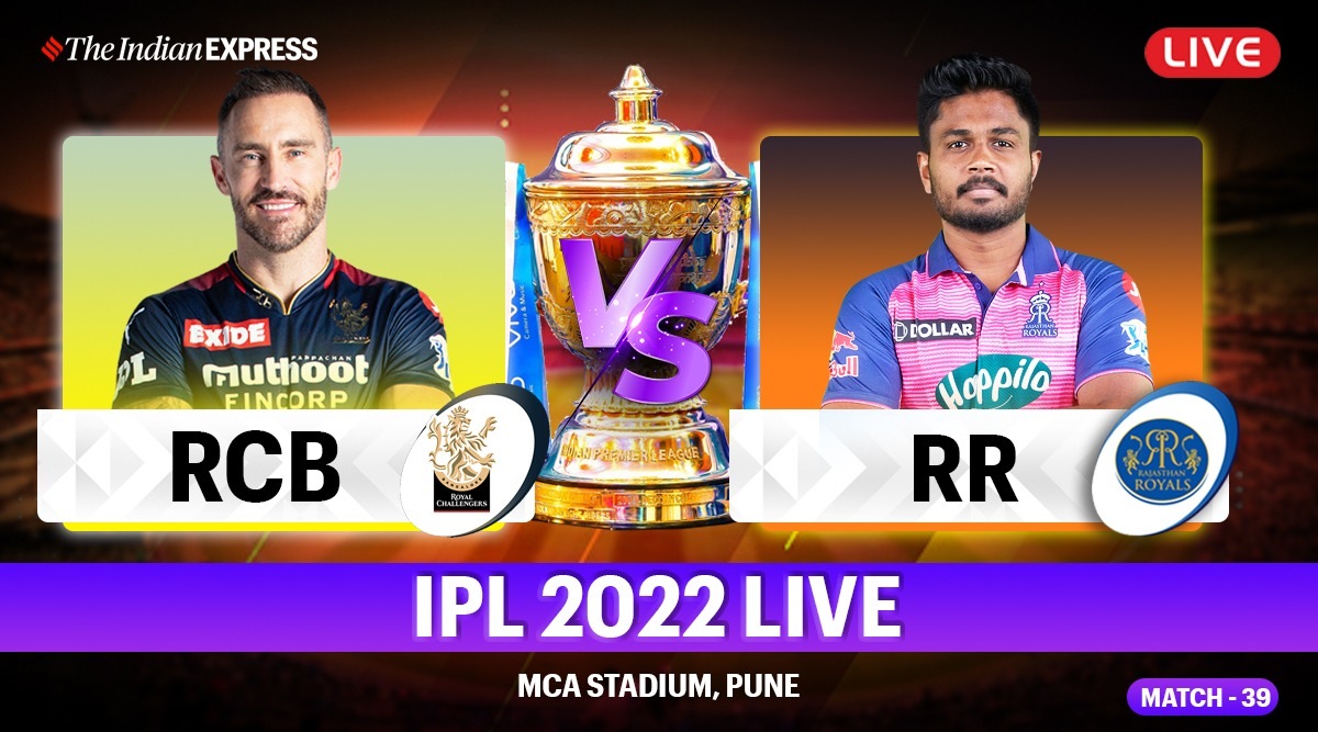 IPL 2022, RCB vs RR Live Cricket Score