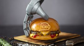 robotic burger vending machine