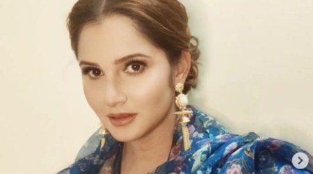 Sania Mirza, Sania Mirza fitness, Sania Mirza gym session, Sania Mirza weight loss, Sania Mirza news, Sania Mirza gym session, celeb fitness, indian express news