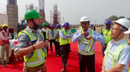 Satoshi Suzuki, Surat, Bullet Train, Ahmedabad-Mumbai bullet train project, Japanese Ambasador, Gujarat, Gujarat news, Ahmedabad news, Indian express news, Indian express