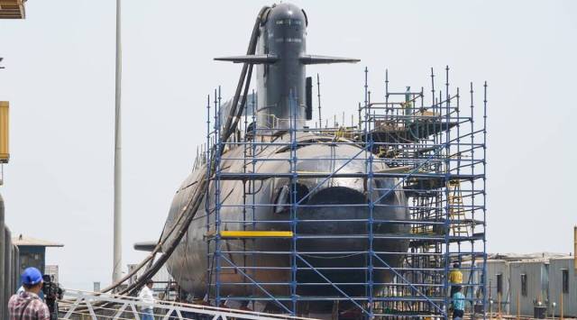 The Mazagon Dock Shipbuilders Ltd (MDL) was given the task of building six submarines under the P75 programme.(Express Photo)