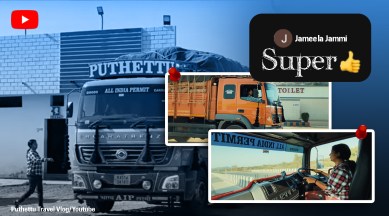 woman drives lorry from Kerala to Kashmir, woman drives lorry, trip to Kashmir, lorry driving, woman driver, indian express