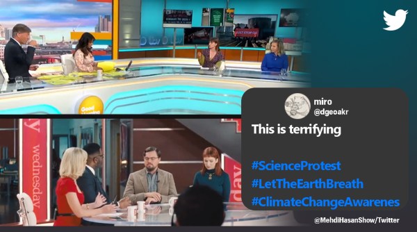 Don't Look Up, ITV morning show, climate activist, similar scenes of Don't Look Up, oil protestor, indian express