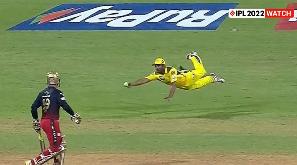 Ambati Rayudu catch, CSK vs RCB