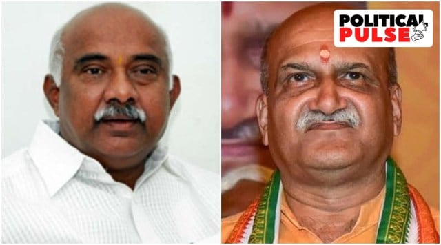 Karnataka BJP MLC A H Vishwanath and Sri Rama Sene chief Pramod Muthalik (File)