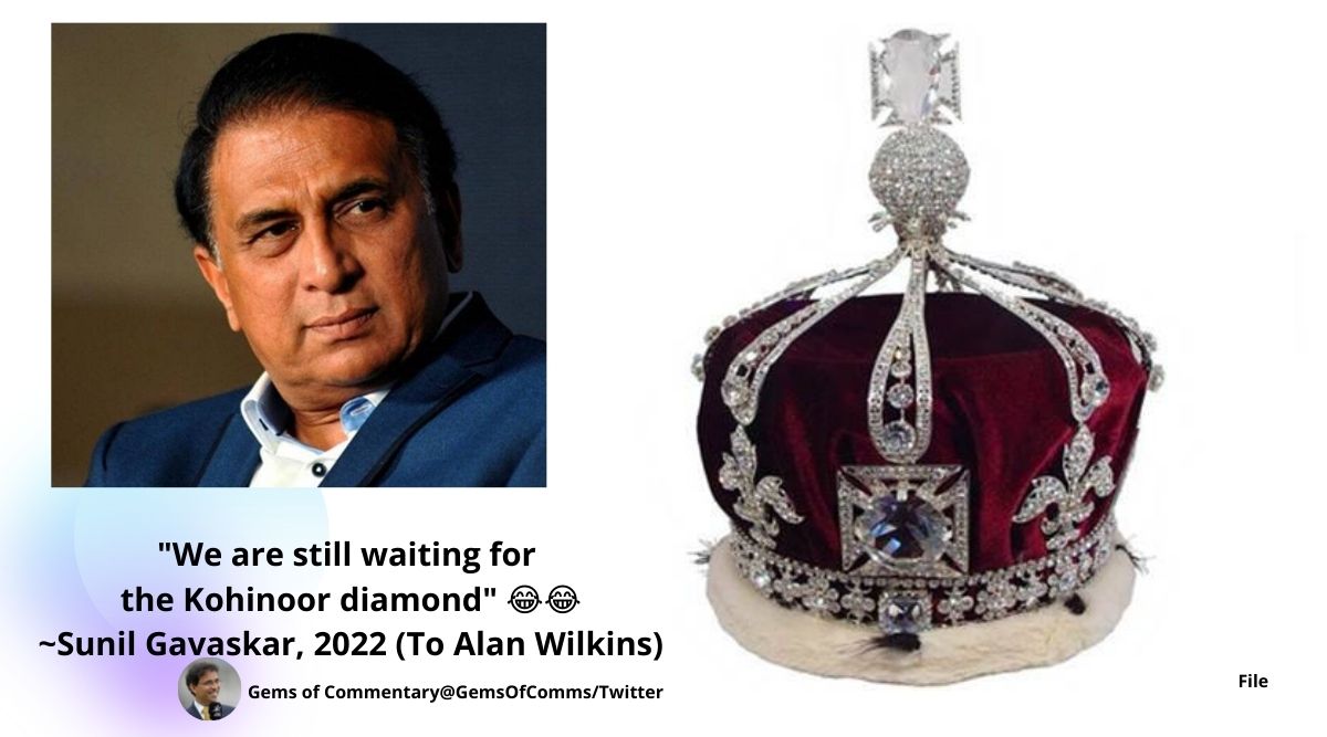 ‘Absolute legend’ Sunil Gavaskar asks for Kohinoor diamond from Alan