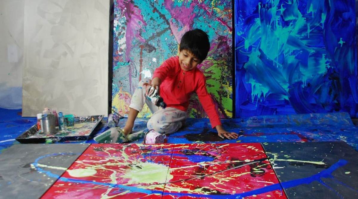 Pune child prodigy artist poised for London solo exhibition debut ...