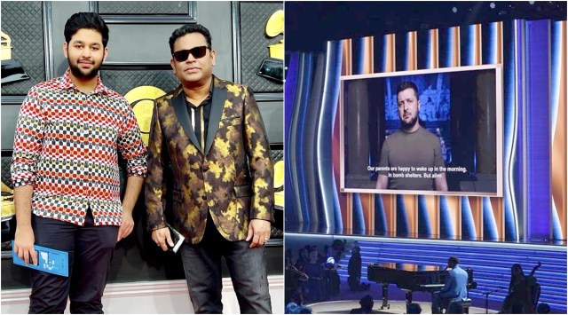 Grammys 2022 Ar Rahman Attends With Son Ameen Ukraine President