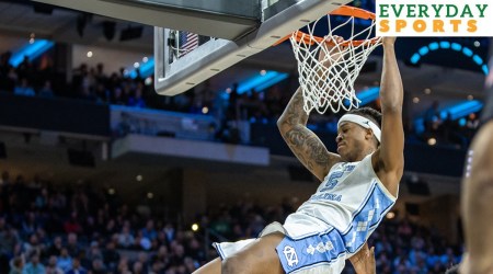 March Madness is most commonly used in respect of the men's basketball tournament, a single-elimination competition among 68 teams that takes place over seven rounds. (Twitter/@UNC_Basketball)