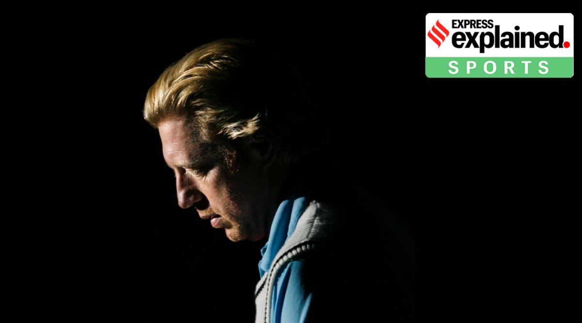 Former tennis star Boris Becker of Germany has been sentenced to 2 1/2 years in prison for illicitly transferring large amounts of money and hiding assets after he was declared bankrupt. (AP Photo/Daniel Ochoa de Olza, File)
