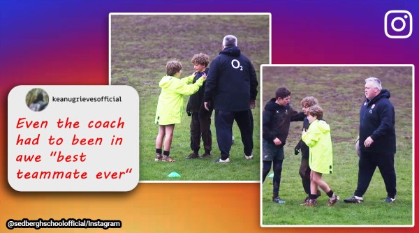 Young boy gives pep talk to his crying teammate, Young boy motivates his crying friend, Inspiring video pep talk, Sedbergh School rugby match, Indian Express