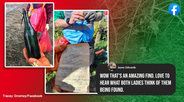 Messages kept in a bottle found after 66 years, Letters kept in bottle seeking boyfriends found, Letter in a bottle, Scunthorpe Litter Pickers found 55 year old messages in a bottle, Indian Express