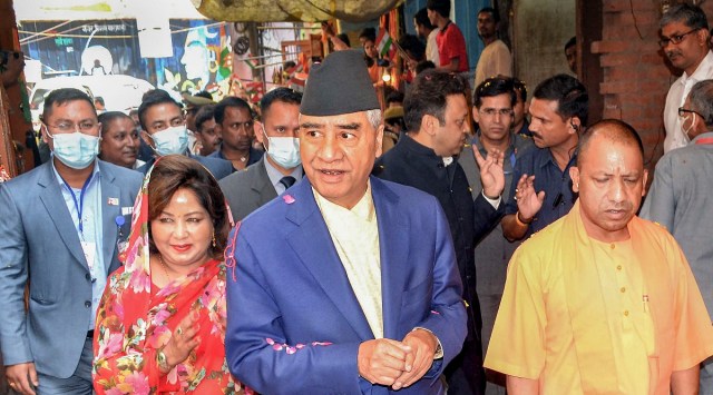 Nepal PM Deuba visits temples in Varanasi | India News - The Indian Express