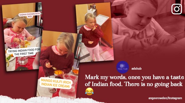 indian food, indian food first reaction, little girl indian food reaction, babies food first reaction, indian express