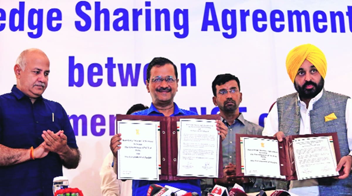 delhi news, bhagwant mann, arvind kejriwal, delhi deal, punjab news