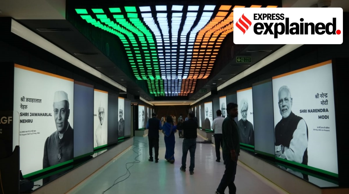 The museum recalls the tenures of 14 Prime Ministers from Jawaharlal Nehru to Manmohan Singh, and the various challenges they navigated while leading the country. (Express Photo by Abhinav Saha)