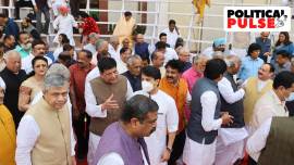 Prasanna Acharya, Anand Sharma, Swapan Dasgupta, Naresh Gujral, Satish Chandra Misra, Rajya Sabha, Indian parliament, Indian Express, India news, current affairs, Indian Express News Service, Express News Service, Express News, Indian Express India News