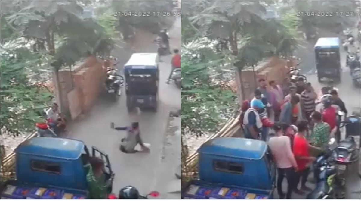 Patna Woman Seen Falling Down Open Manhole In Viral Video | Trending ...