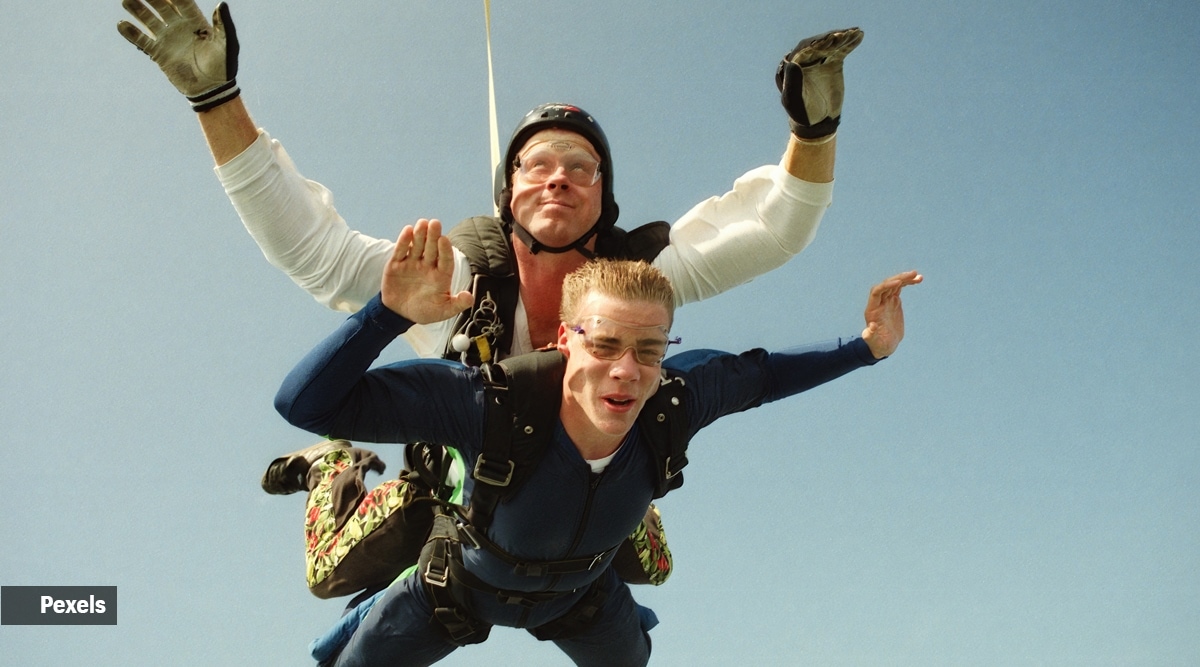 skydiving