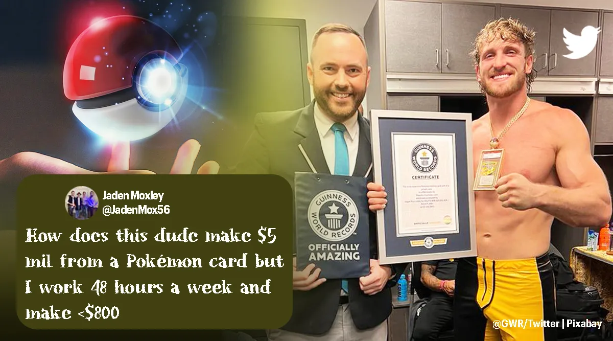 Logan Paul trägt bei seinem WrestleMania-Debüt die teuerste Pokémon-Karte der Welt