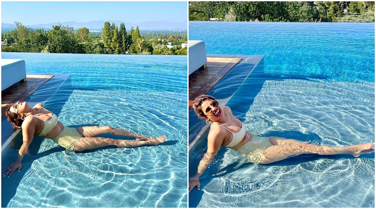 Priyanka Chopra, Priyanka Chopra pool photos