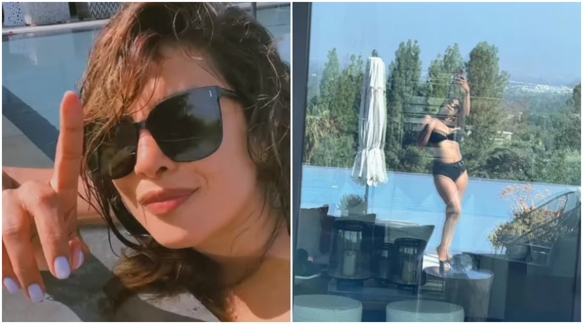 Priyanka Chopra enjoys a 'pool day' in Los Angeles home, fans say 'this  woman just doesn't age' | Entertainment News,The Indian Express
