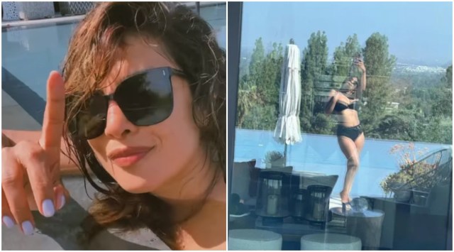 Priyanka Chopra at her Los Angeles home. (Photo: Priyanka Chopra/Instagram)