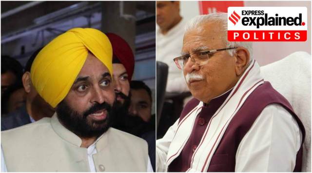 Chief Minister Bhagwant Mann and Manohar Lal Khattar (File Photos)