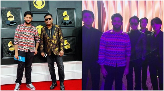 AR Rahman and son Ameen meet K-Pop group BTS at Grammys 2022. See ...