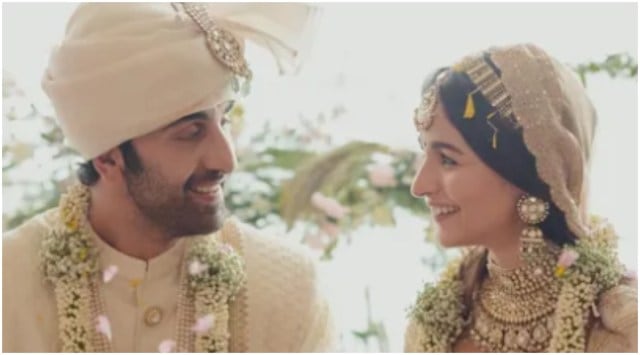 Alia Bhatt and Ranbir Kapoor tied the knot on Thursday. (Photo: Shaheen Bhatt/Instagram)