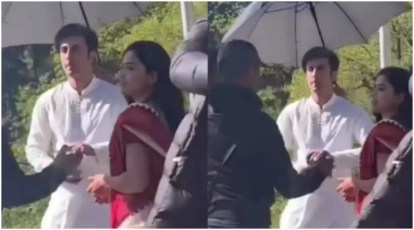 Fan sneakily films video of Ranbir Kapoor and Rashmika Mandanna shooting  Animal in Manali, crew tries and fails to shield them. Watch |  Entertainment News,The Indian Express