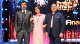 ranbir with neetu and rishi