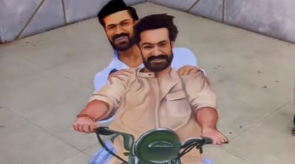 414px x 230px - 3D rangoli artist summarises RRR in a 'tricky video' as it becomes fifth  highest-grossing Indian film ever | Art-and-culture News - The Indian  Express