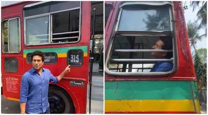 Good Tendulkar Sex Video - Sachin Tendulkar takes a walk down the memory lane on 'bus no 315' | Sports  News,The Indian Express